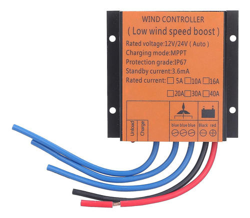 Regulador Mppt 40a Para Aerogenerador. Controlador Eólico