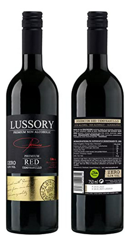 Vino Tinto Sin Alcohol Lussory Premium Tempranillo 0.0% - Ba