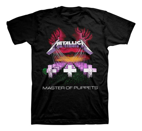 Camiseta Clasica Metallica Master Of Puppets Playera