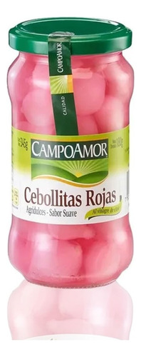 Cebollitas Rojas Campo Amor Gourmet Tarro 345gr