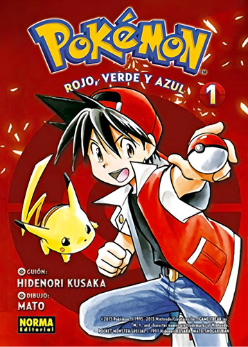 Pokemon 1 Rojo Verde Y Azul - Kusaka,hidenori