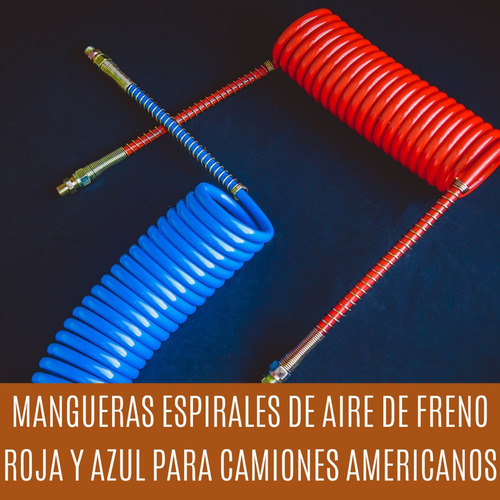 Mangueras Espiral Freno Roja Azul Para Camiones Chuto Batea