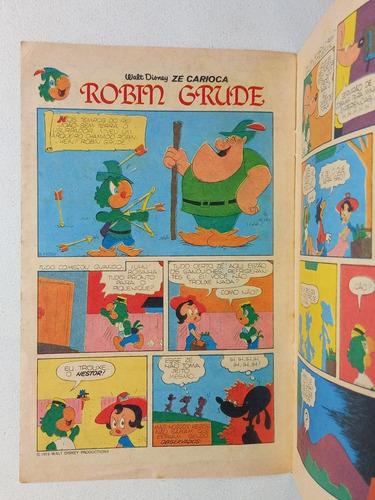 Gibi Antigo Zé Carioca Ano 74. Hq Raro Zé Carioca N 1167. Gibis Disney (Usado)
