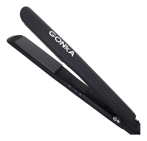 Plancha Semiprofesional Mirage Gonka Color Negro 110v