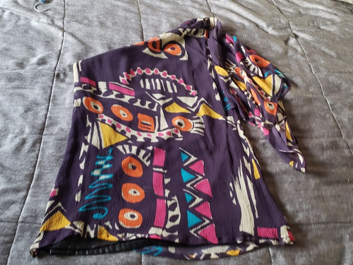 Vestido De Seda Jazmin Chebar Talle 1