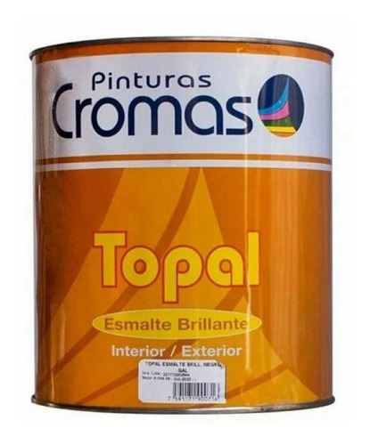 Pintura Esmalte Topal 1/4 Rojo Puro