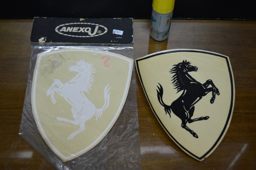 Ferrari Calcos Originales Antiguos Lote X 2 No Repro