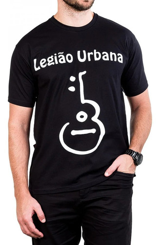 Camiseta Legião Urbana Violão Manga Curta - Unissex