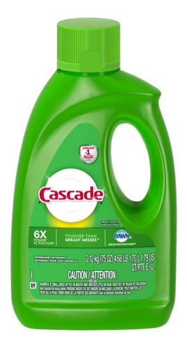 Imagen 1 de 7 de Lavavajillas En Gel Cascade Aroma Fresh 2,12 Kg