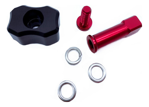 Asiento De Bicicleta Ligero Tapón De Tubo Accesorios Rojo
