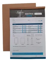 Comprar 10 Bloco Ordem De Serviço Celular Assistência Técnica  100 F