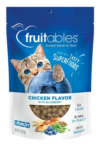 Snack Para Gato Fruitables Pollo Y Arandanos 70 Gr