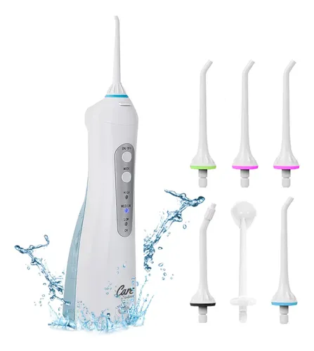 Irrigador Bucal Care By Gadnic Water001 Dental 3 Modos Inalámbrico 100 PSI 200ml
