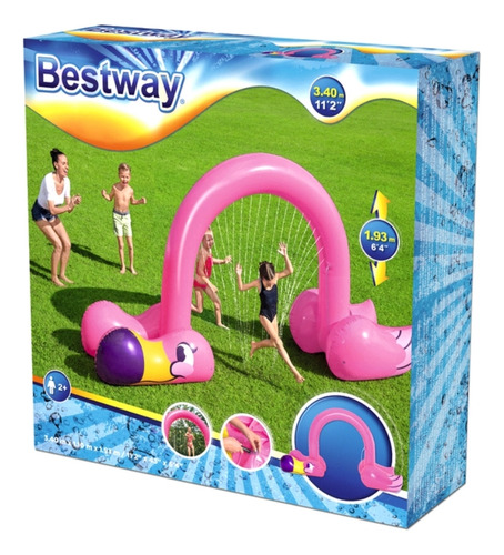 Play Center Flamingo Con Aspersor Bestway