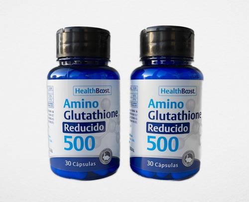 Amino Glutathione Ruducido 500mg 2 Frascos X 30 Capsulas C/u