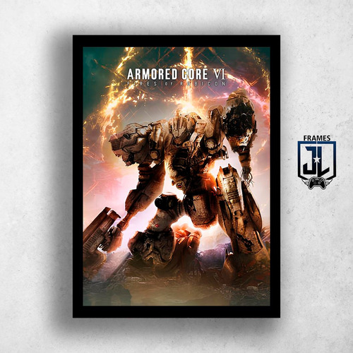 Quadros Decorativos Gamer Armored Core Vi: Fires Of Rubicon