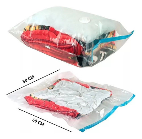 Bolsa Ropa Al Vacio Hermética Anti Humedad Reutilizable