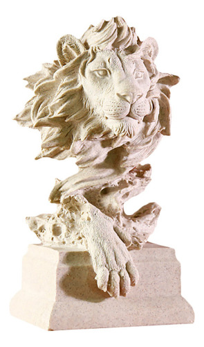 Estatua De León Para Decoración De Oficina, Artesanía, Escul