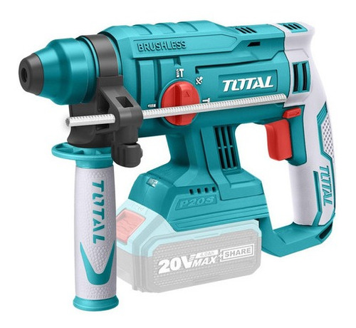 Imagen 1 de 1 de Rotomartillo Inalámbrico 20v Total Brushless Sds Plus Turquesa 50 Hz/60 Hz