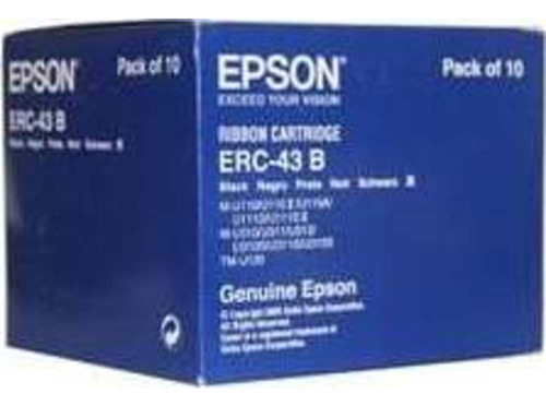 Caja De 10 Cintas Erc-43b Para Endoso Epson Tm-h6000