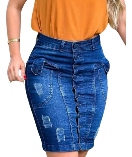 Saia Mariete Lapis Jeans