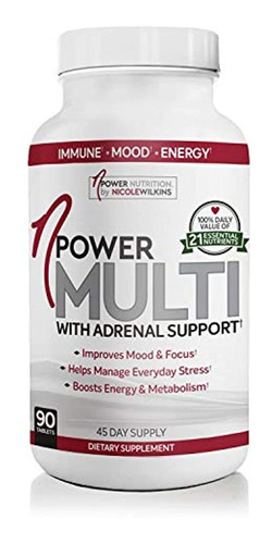 Npower Nutrition Multivitamina Con Soporte Adrenal, Apoyo Al