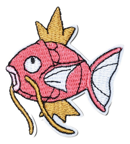 Parches Magikarp Bordado Adhesivo Ropa Plancha