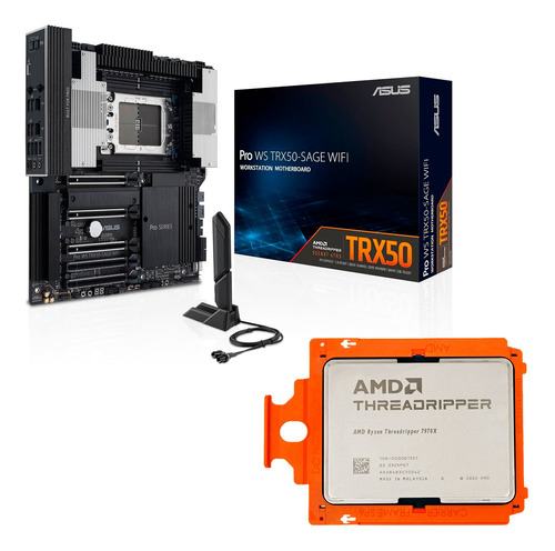 Amd Threadripper 7970x / Pro Ws Trx50-sage Wifi Workstation