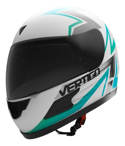 Casco Vertigo Hk7 Bolt Celeste/blanco  M 