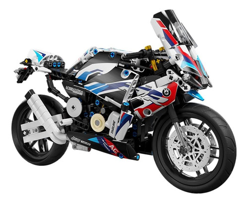 Juego De Bloques De Construcción De Juguete Para Motocicleta
