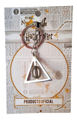 Imagen 2 de 4 de Llavero Harry Potter Reliquias De La Muerte Gira Muy Lejano