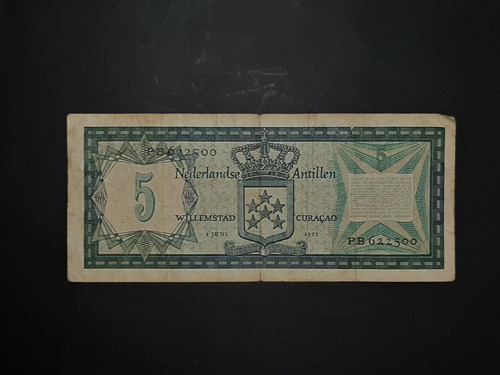 Billete Antillas Holandesas 5 Gulden '71 