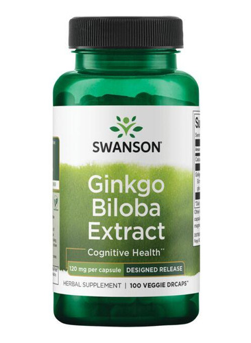 Ginkgo Biloba 120 Mg 100 Capsulas Swanson