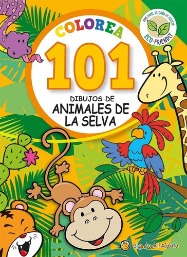 Colorea 101 Dibujos De Animales De La Selva