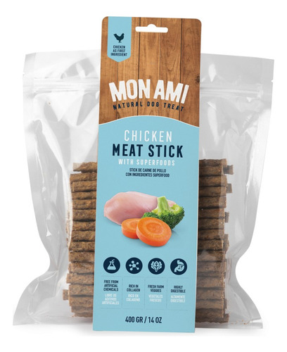 Snack Saludable Stick Beef Meat Mon Ami 400gr Pollo