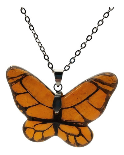 Imagen 1 de 4 de Collar Mariposa  Monarca