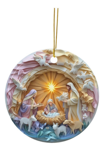 Adorno Para De Navidad, Pequeño Colgante De Nacimiento De