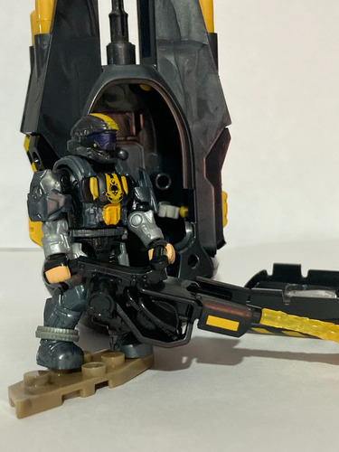 Mega Construx Halo Flood Hunter Drop Pod Odst Original 1 Flood Hunter Drop Pod Odst (Usado)