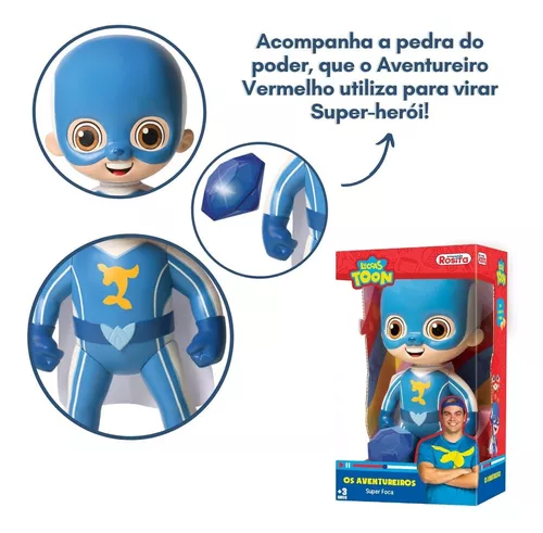 Boneco Luccas Neto – Aventureiro Super Foca – 1077- NovaBrink