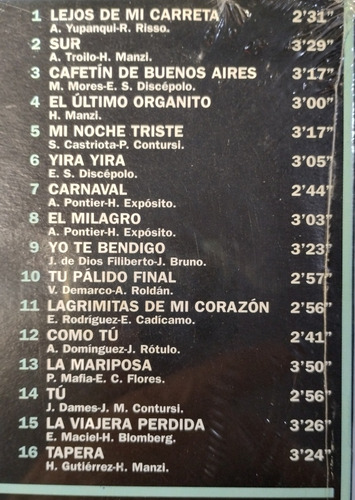 Edmundo Rivero Con Aníbal Troilo Cd Nuevo 16 Temas Éxitos
