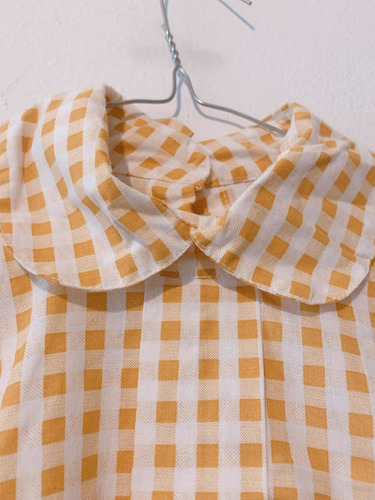 Blusa Cuadrilla Amarillo Reir Enloquecer