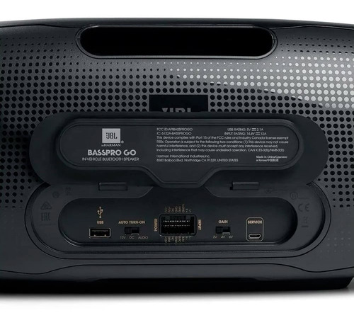 Imagem 9 de 10 de Subwoofer Caixa De Som Jbl Com Bluetooth Basspro Go 100w Rms