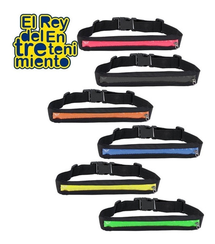 Imagen 2 de 7 de Bolso Riñonera Deportiva Expansible Celular Running - El Rey