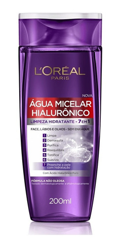 Agua Micelar L'oréal Revitalift Ácido Hialurónico 200ml Ub