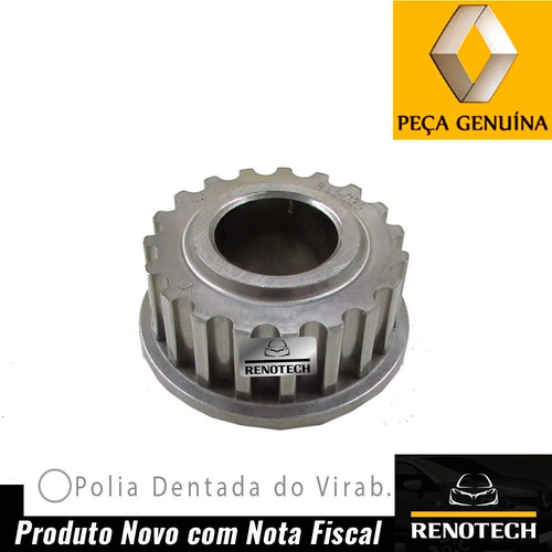 Polia Dentada Do Virabrequim Symbol 1.6 8v K7m 8200945035