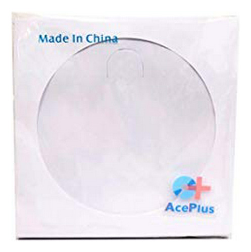 Aceplus 1,000 Piezas De Papel Blanco Cd Dvd