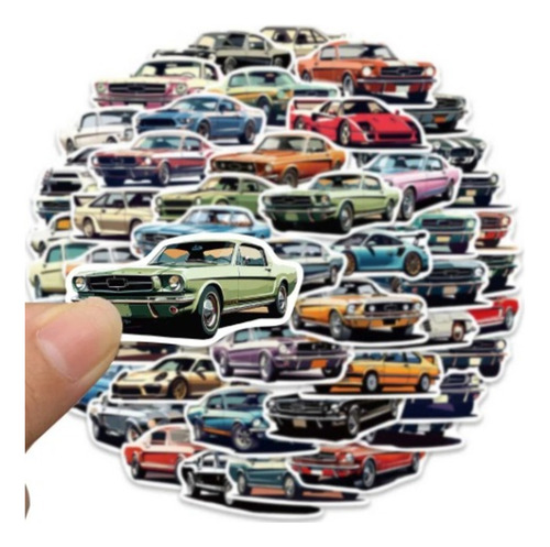 50pz Pegatinas Calcomanias Coches De Carreras