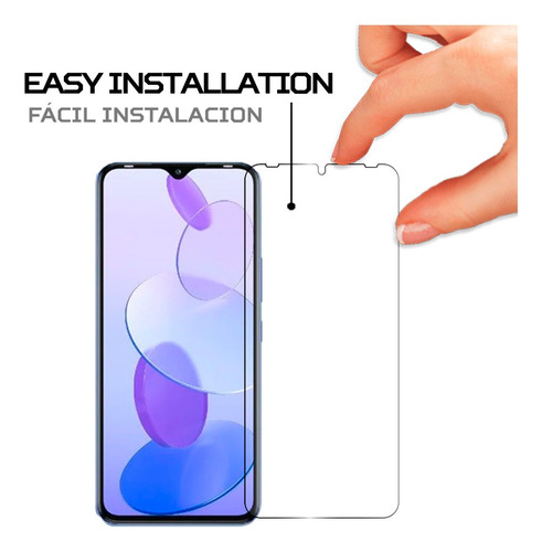 Imagen 3 de 6 de Protector Pantalla Antishock Para Infinix Smart 6 Plus