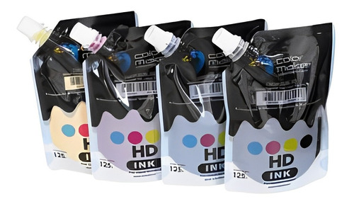 Tinta Sublimar 125ml 4 Colores Impresora Color Make