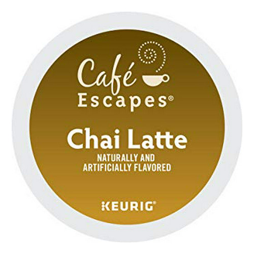 120 Cápsulas De Chai Latte Café Escapes Para Keurig - 5 Caja